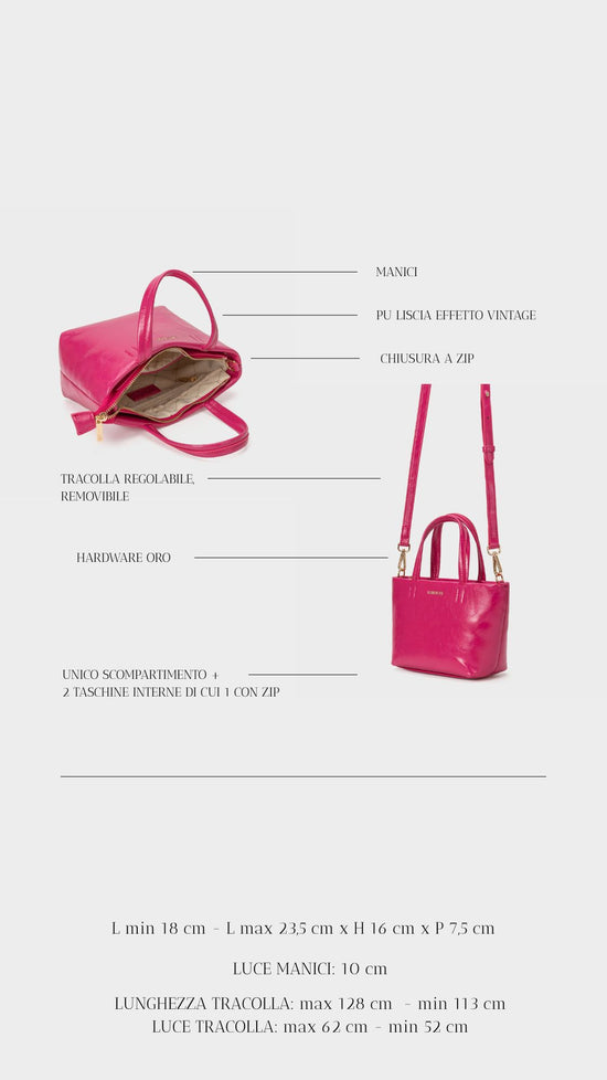 Borsa a mano NINA - MAGENTA
