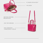 Borsa a mano NINA - MAGENTA