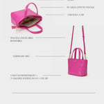 NINA Handbag - HOT PINK