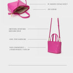 NINA Handbag - HOT PINK
