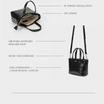 NINA Handbag - BLACK
