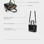 NINA Handbag - BLACK