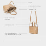 NINA Handbag - BEIGE