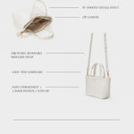 NINA Handbag - WHITE