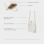 NINA Handbag - WHITE