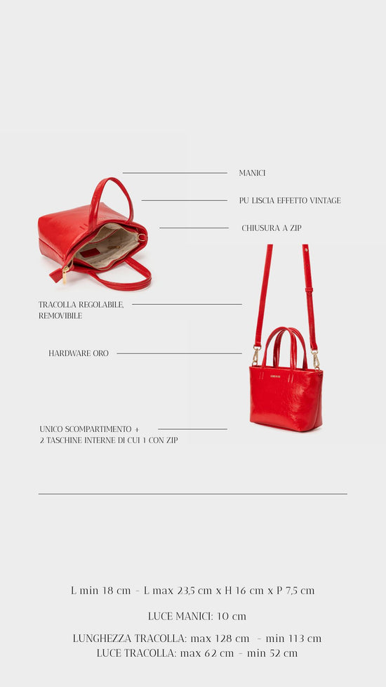 Borsa a mano NINA - RED
