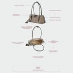 Borsa a spalla LIVIA - OLIVE GREEN