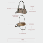 Borsa a spalla LIVIA - OLIVE GREEN