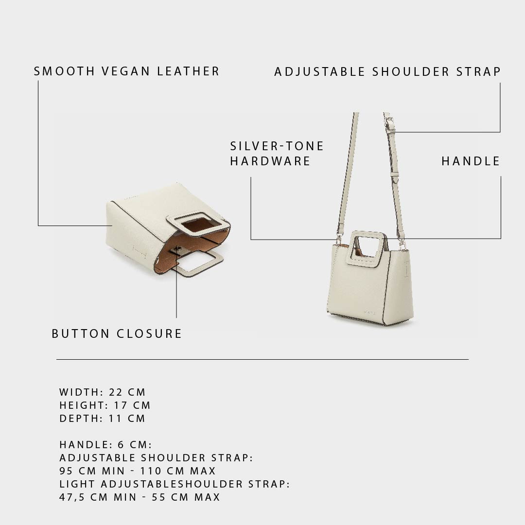 Mini bag OLIVIA MINI - OFF WHITE