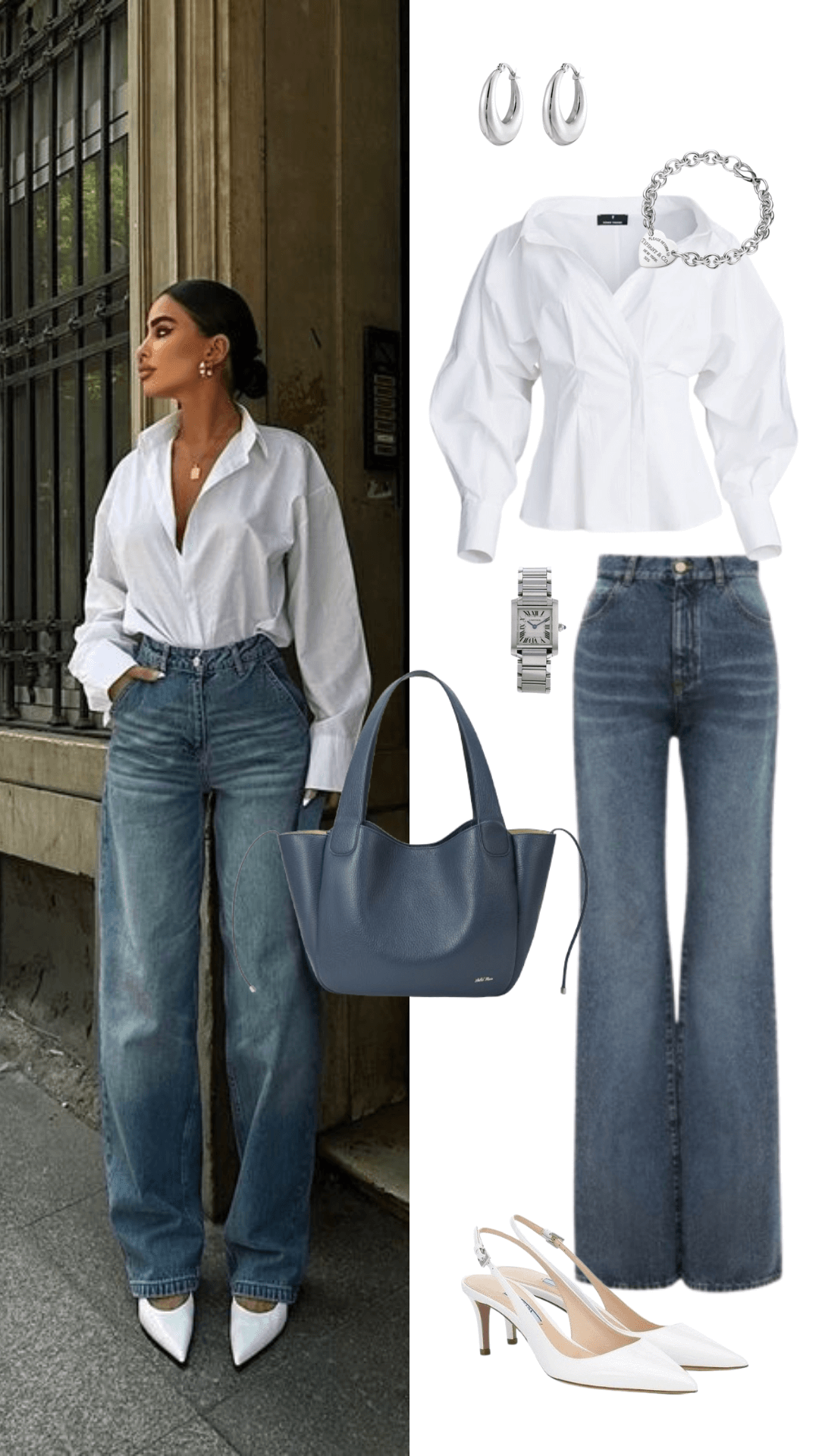 Borsa a spalla NEW MELISSA - BLUE JEANS