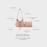 Borsa a spalla BROOKE - PINK
