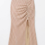 Gonna longuette KATE - POIS ROSSO