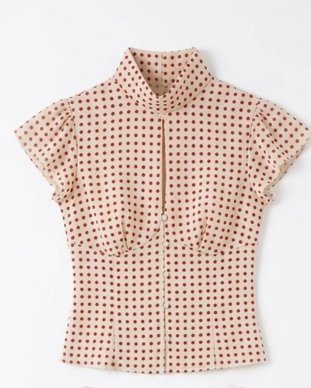 Top KATE - POIS ROSSO