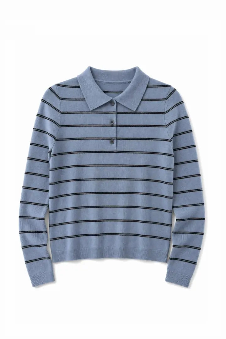 Camiseta polo IVY - AZUL CLARO