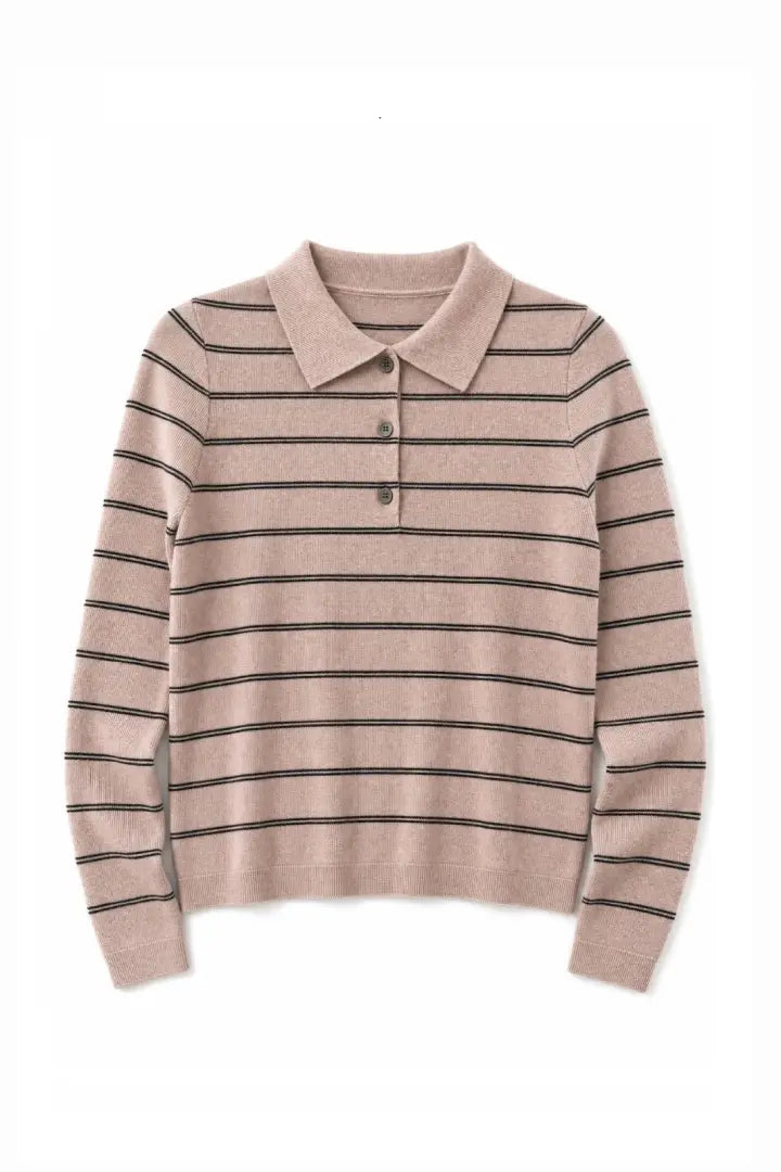 Camiseta tipo polo IVY - ROSA