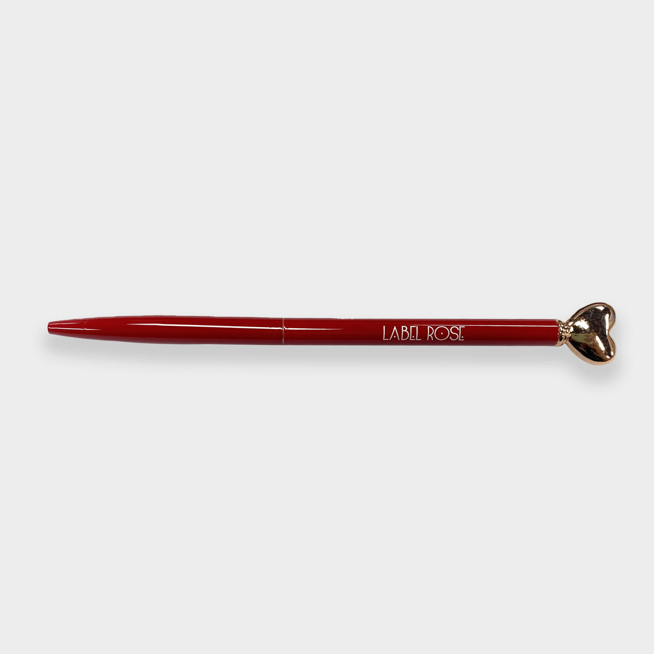 LABEL ROSE Pen with heart - RED