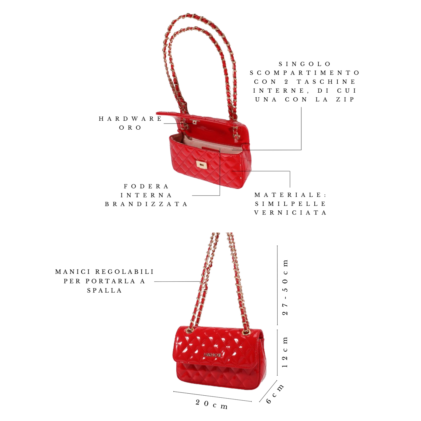 KATE - PATENT RED