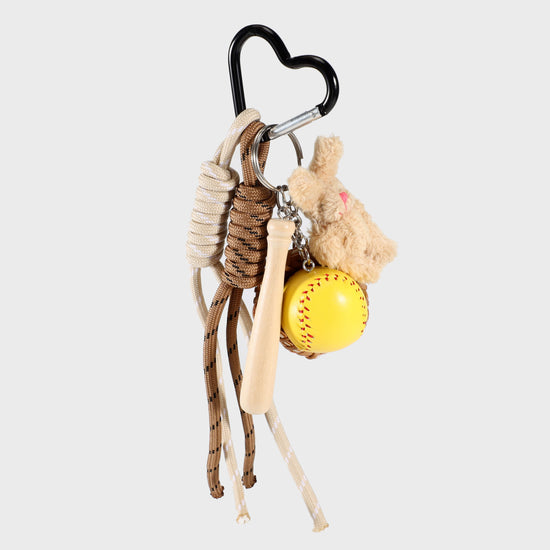 BASEBALL BROWN Keychain