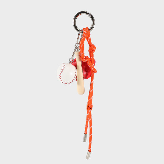 RED BASEBALL Keychain