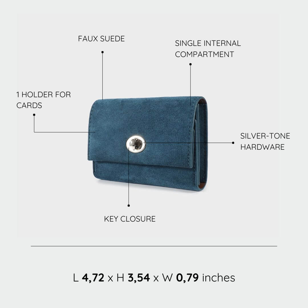 Portafoglio ALTHEA WALLET - PETROL BLUE