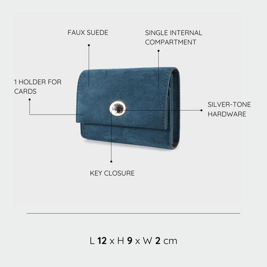 Portafoglio ALTHEA WALLET - PETROL BLUE