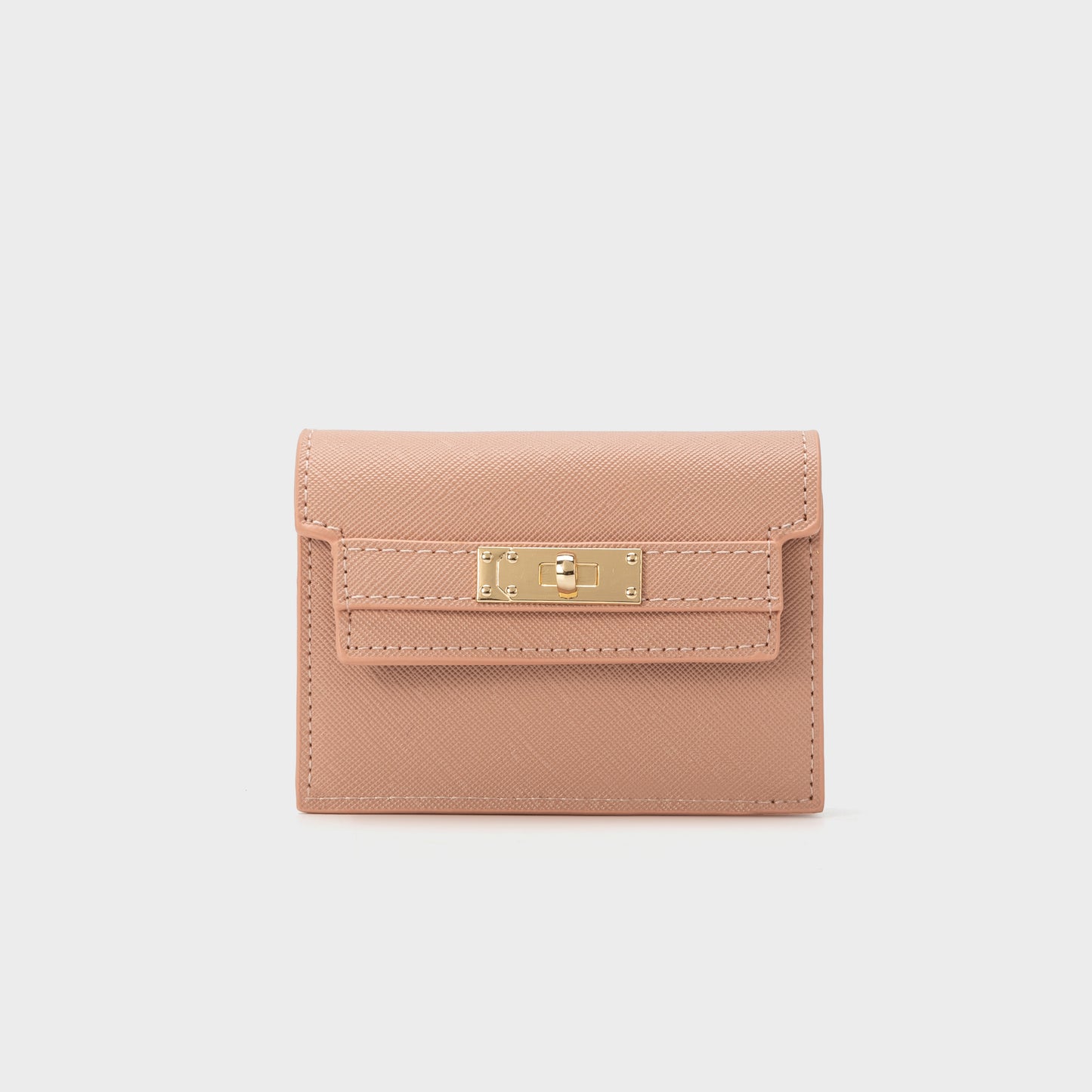 Portafoglio in similpelle EVELIN WALLET - ROSA NUDE