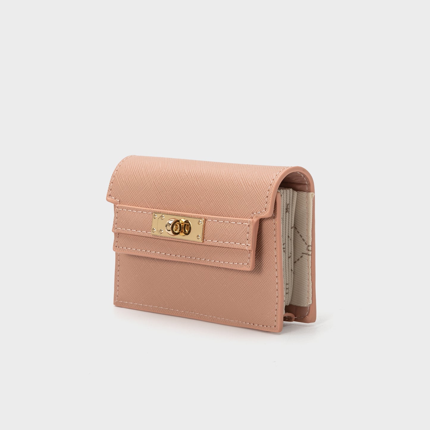 Portafoglio in similpelle EVELIN WALLET - ROSA NUDE