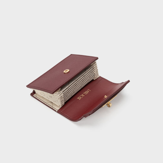 EVELIN WALLET Faux Leather Wallet - WINE