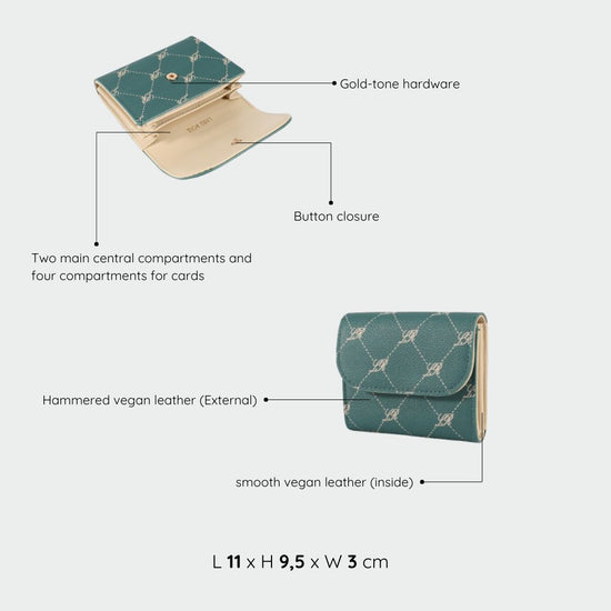 Monedero NELLY WALLET - VERDE