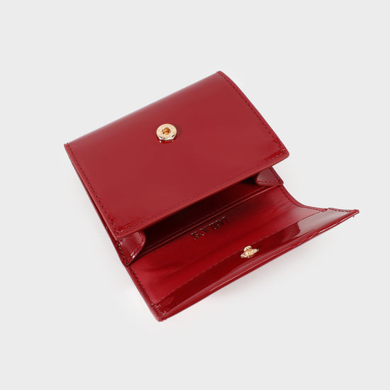 Portafoglio AMBER WALLET - ROSSO SCURO