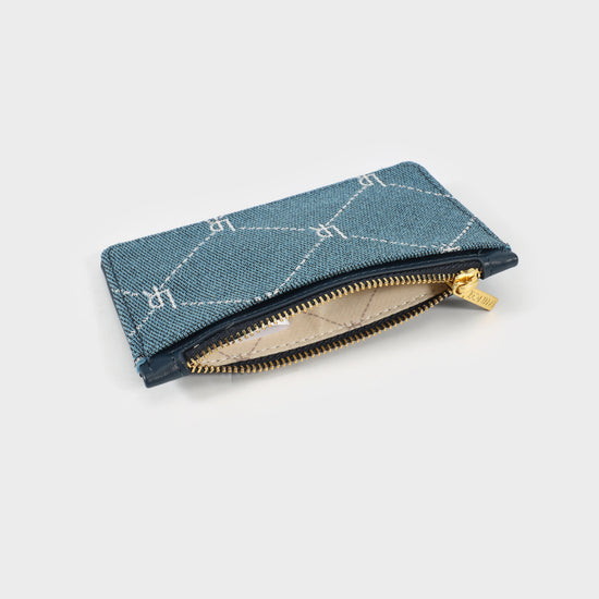 Portafoglio NEW MONOGRAM MEDIUM WALLET - BLUE JEANS