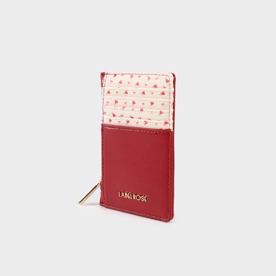 Portafoglio CUPID CARD WALLET - ROSSO SCURO