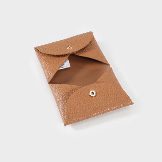 Portafoglio JENNY CARD POCKET WALLET - CUOIO