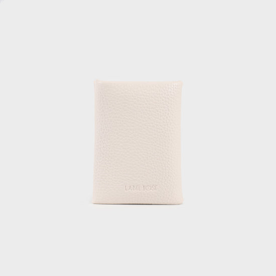 CARTERA DE BOLSILLO JENNY CARD - CREMA