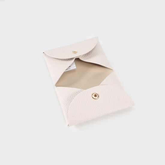 CARTERA DE BOLSILLO JENNY CARD - CREMA