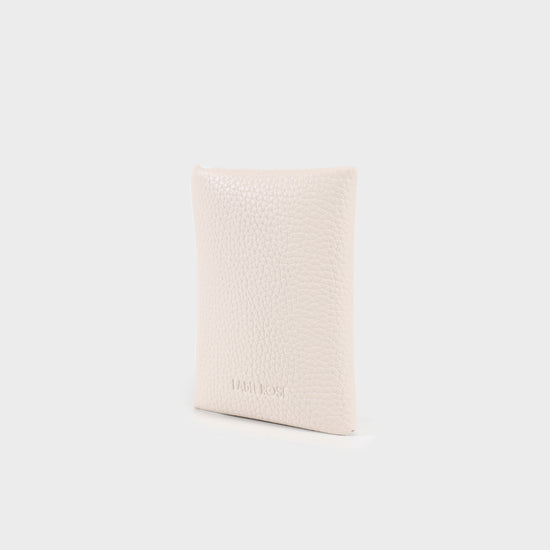 CARTERA DE BOLSILLO JENNY CARD - CREMA