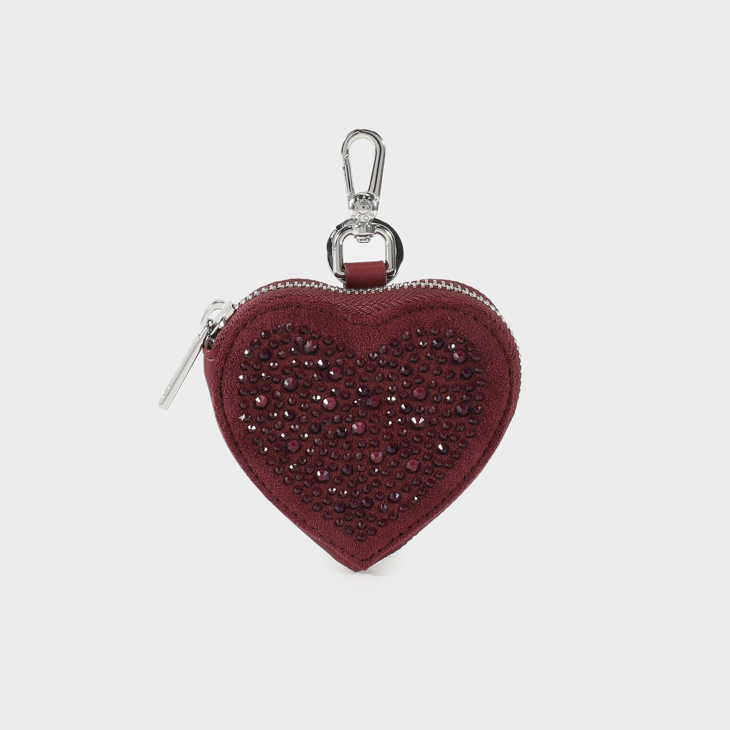 Portamonete  MARGOT HEART WALLET STRASS IN LOVE  - SILVER