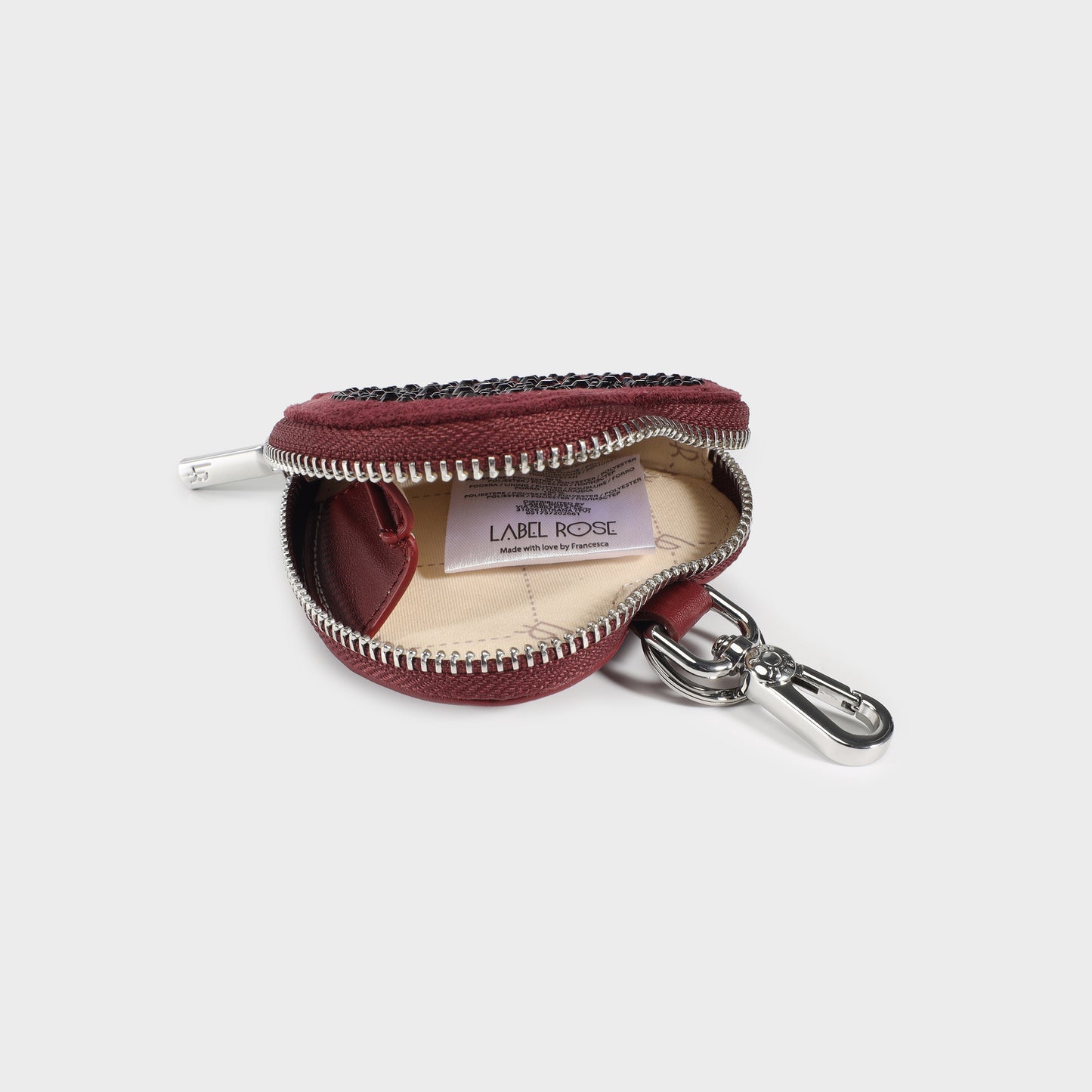 Portamonete  MARGOT HEART WALLET STRASS IN LOVE  - SILVER