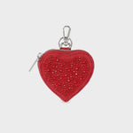Portamonete  PAIGE HEART WALLET STRASS IN LOVE  - SILVER