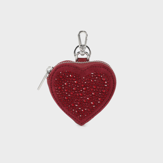 Monedero PARIS HEART WALLET STRASS IN LOVE - PLATA