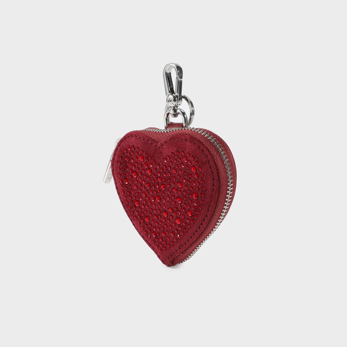 Portamonete  PARIS HEART WALLET STRASS IN LOVE  -  SILVER