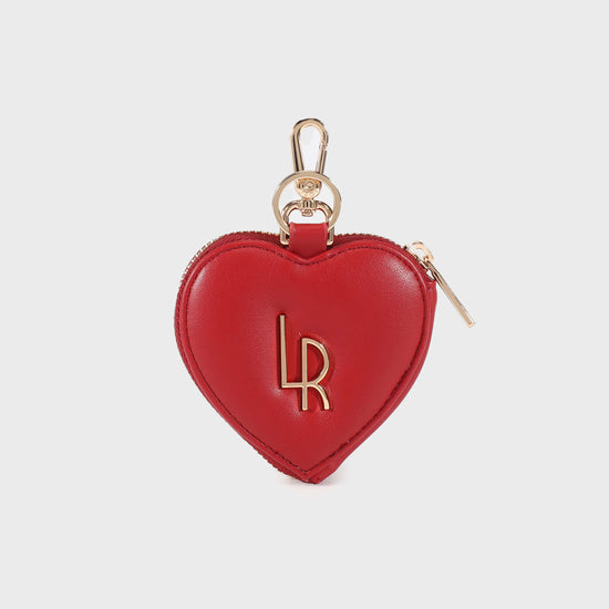 PAIGE HEART WALLET STRASS IN LOVE - GOLD coin purse