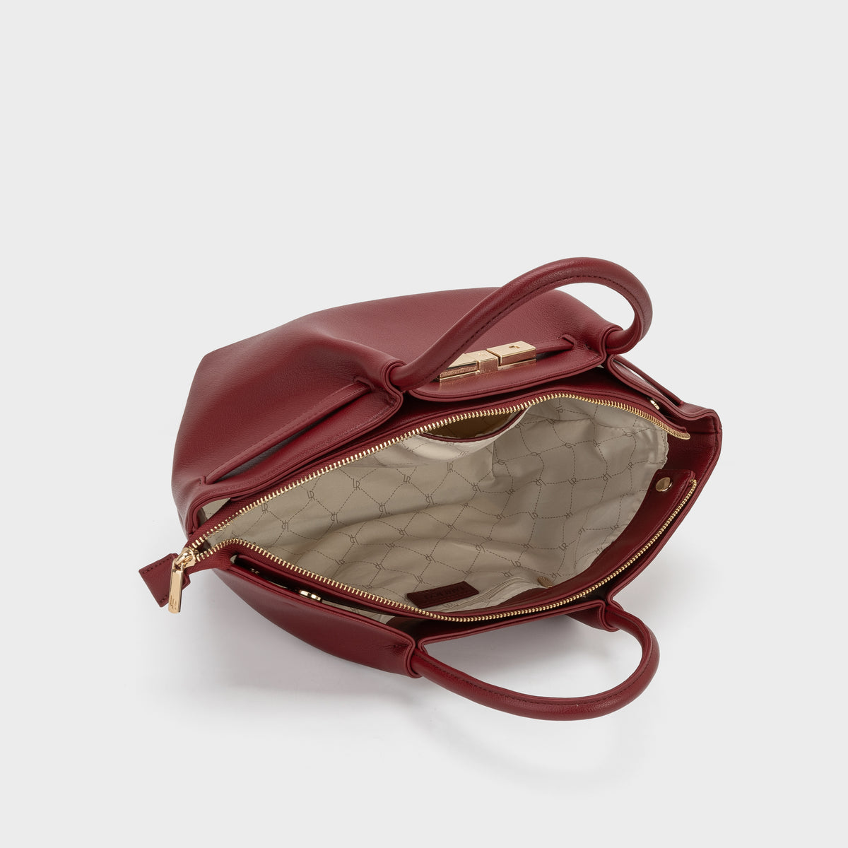 Borsa a mano BRIELLE SMALL - WINE GOLD