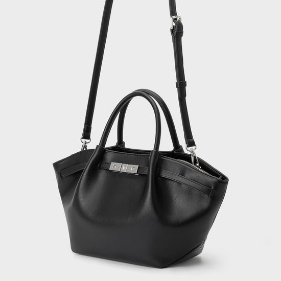 Borsa a mano BRIELLE SMALL - BLACK SILVER