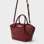 Borsa a mano BRIELLE SMALL - WINE GOLD