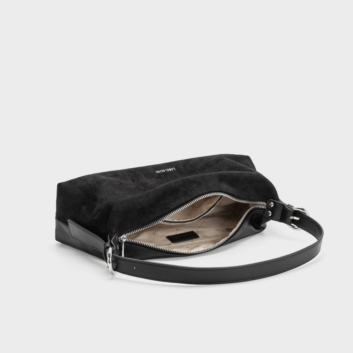 DUA shoulder bag - BACK SILVER