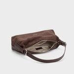 DUA shoulder bag - CHOCOLATE