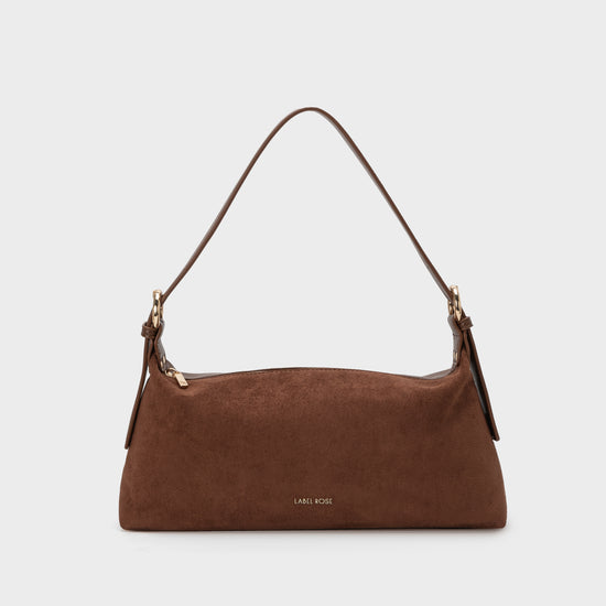 Borsa a spalla DUA - CHOCOLATE