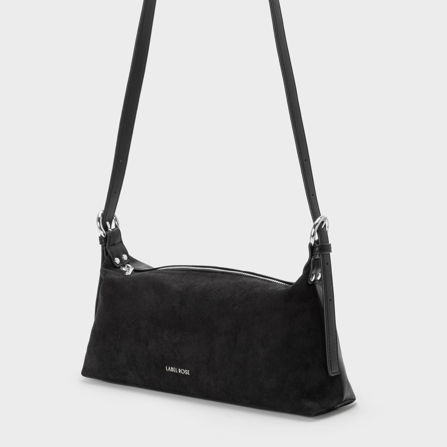 DUA shoulder bag - BACK SILVER