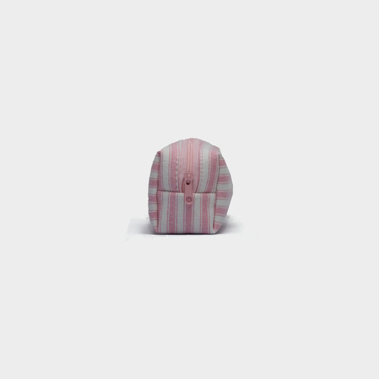 Striped pencil case - PINK